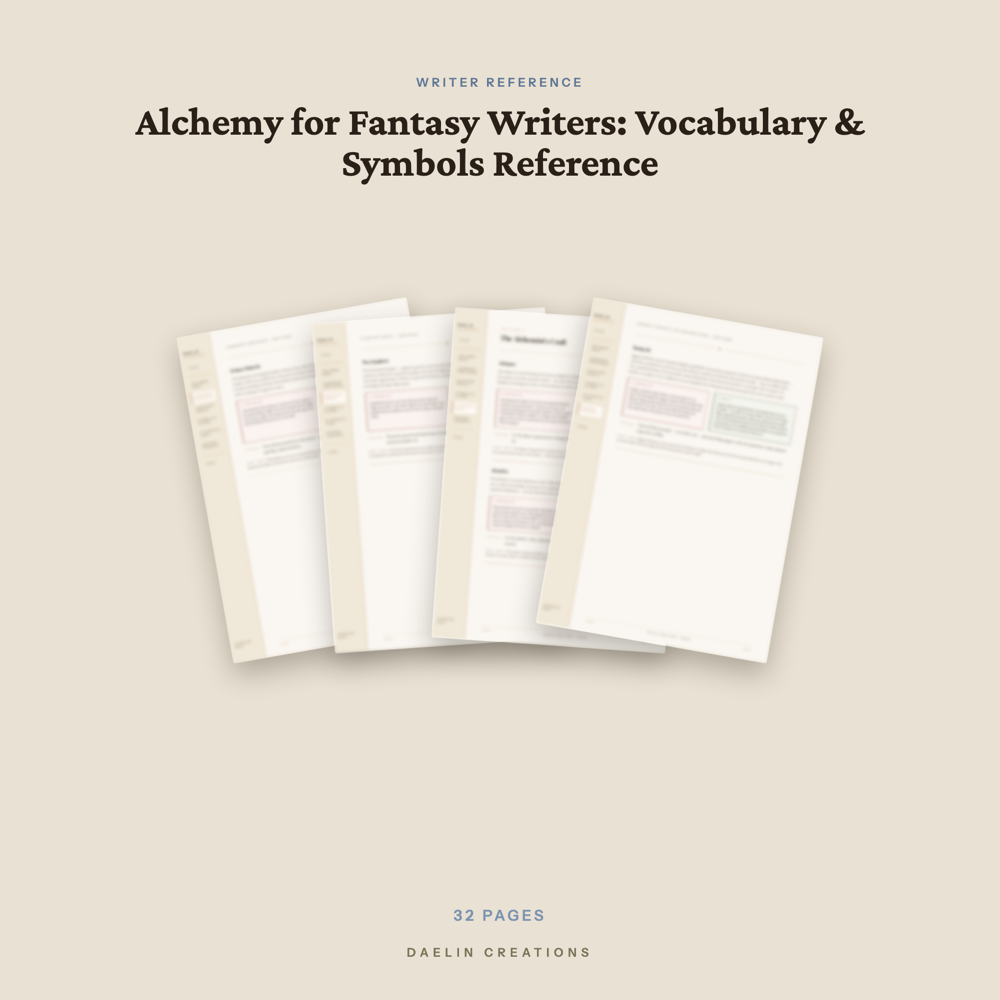 Alchemy Reference Guide for Fantasy Writers — image 3