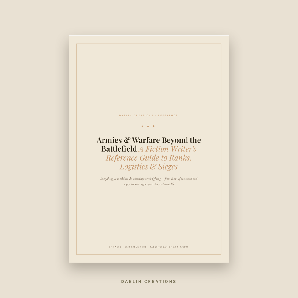 Armies & Warfare Beyond the Battlefield
