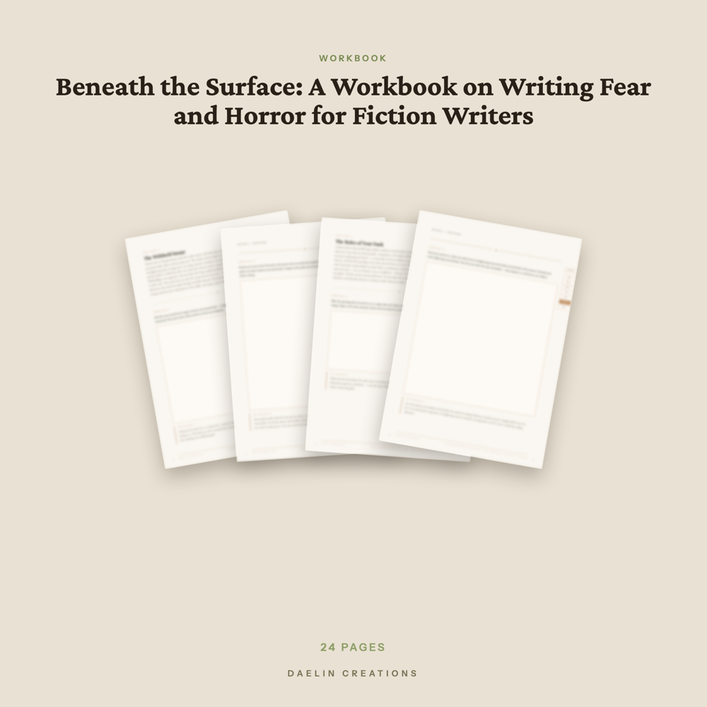 Horror Writing Workbook Printable PDF — image 3