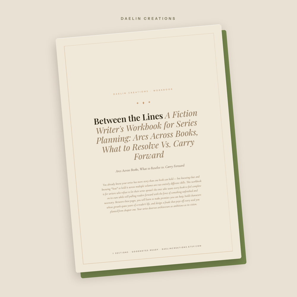 Series Planning Workbook for Fiction Writers — image 2