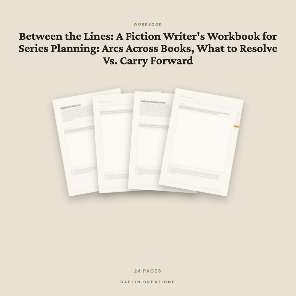 Series Planning Workbook for Fiction Writers — image 3