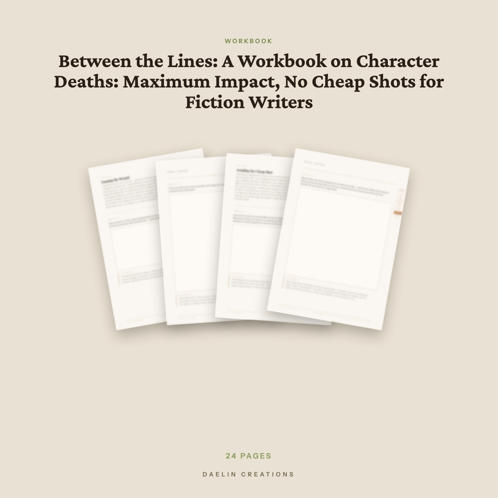 Character Death Workbook for Fiction Writers — image 3