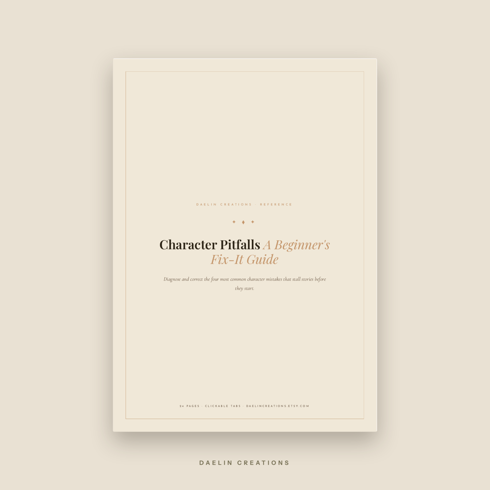 Character Pitfalls Fix-It Guide