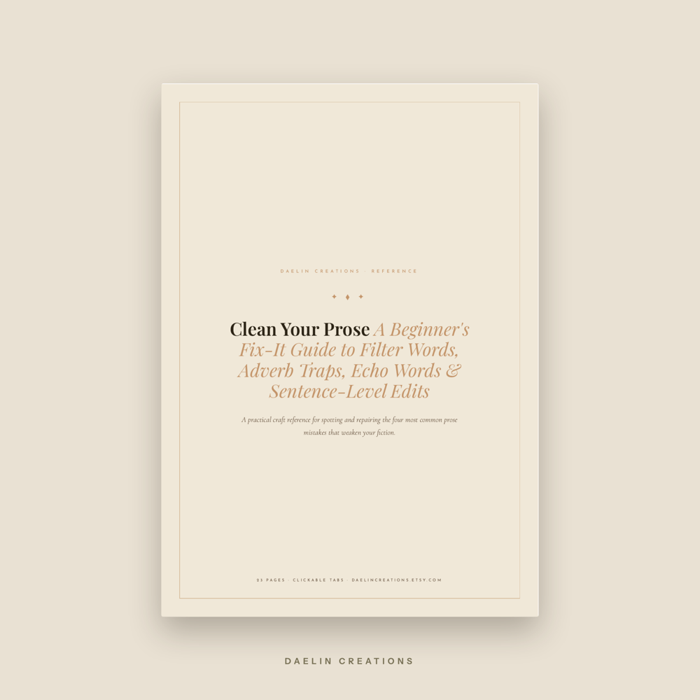 Clean Your Prose Fix-It Guide