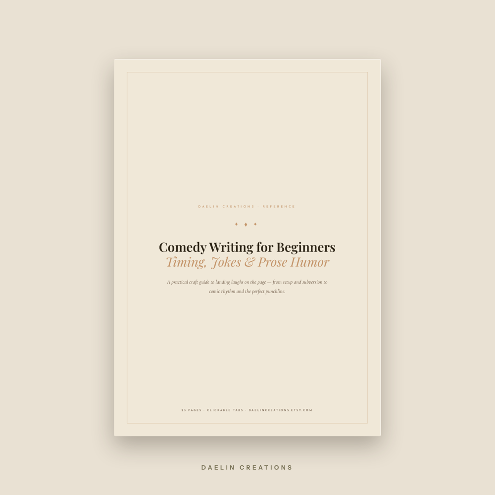 Comedy Writing Guide