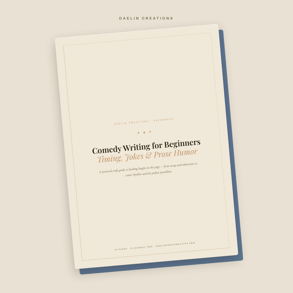 Comedy Writing Guide — image 2