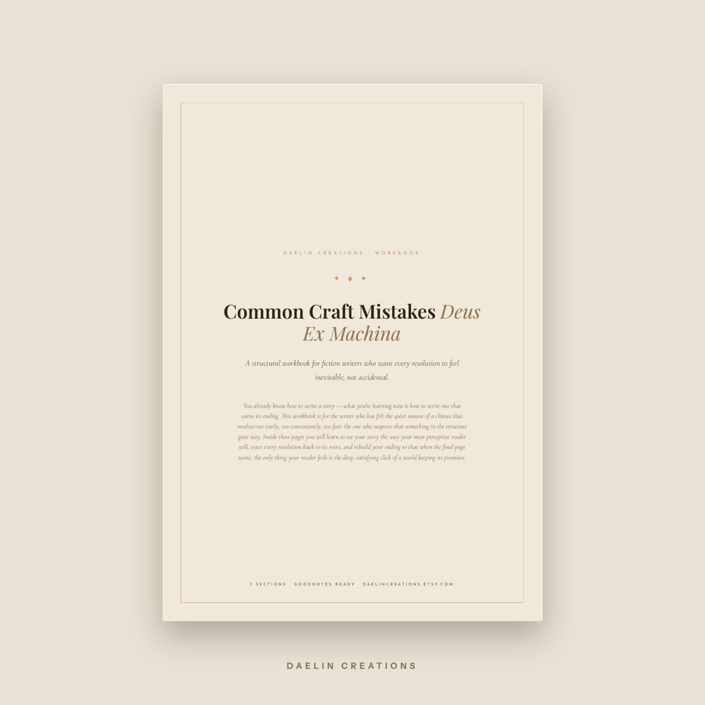 Deus Ex Machina Workbook