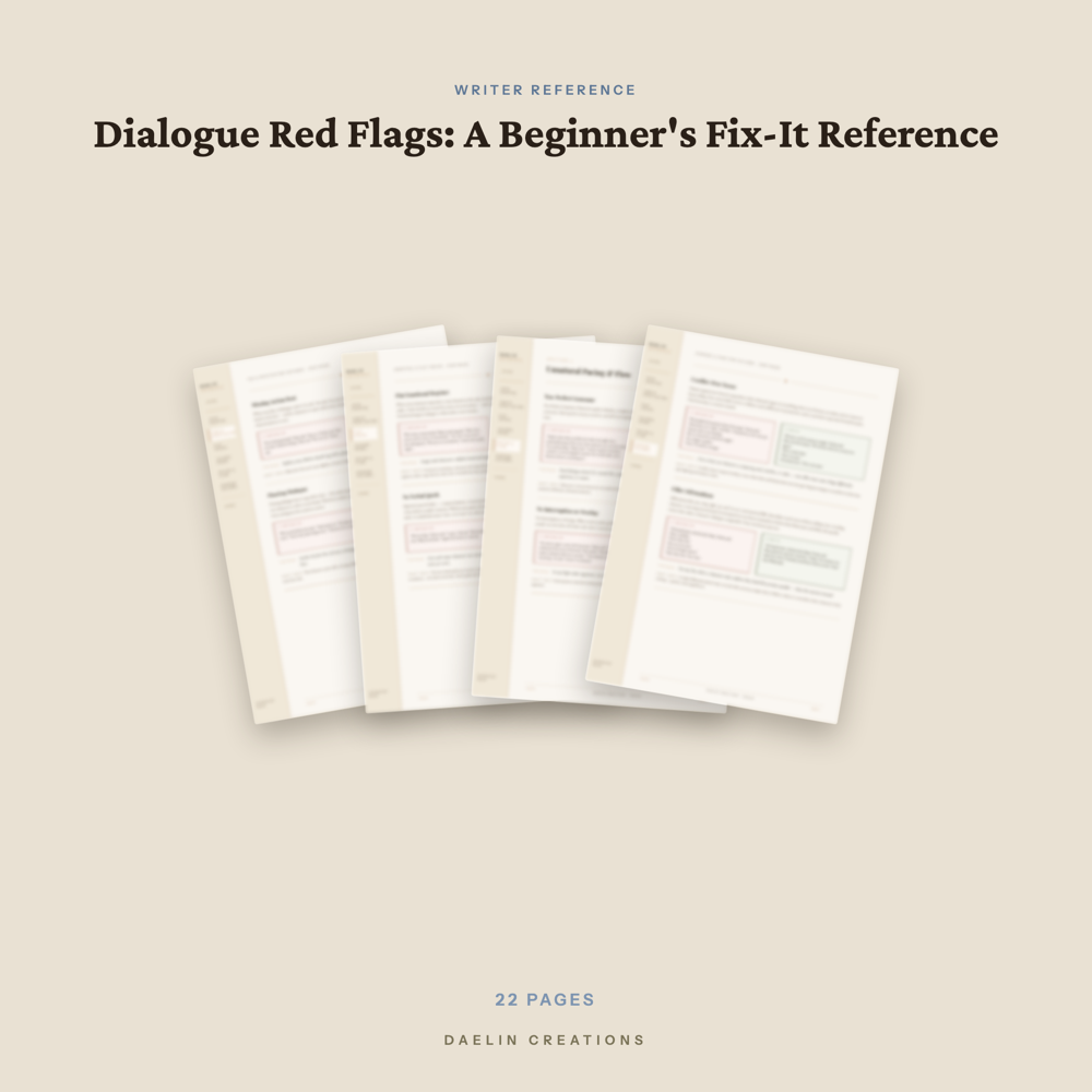 Dialogue Red Flags Fix-It Reference Guide — image 3