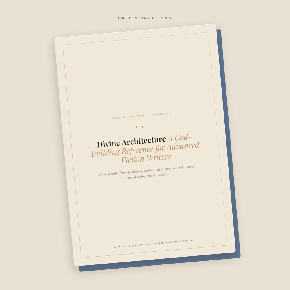God-Building Reference Guide for Fiction Writers — image 2