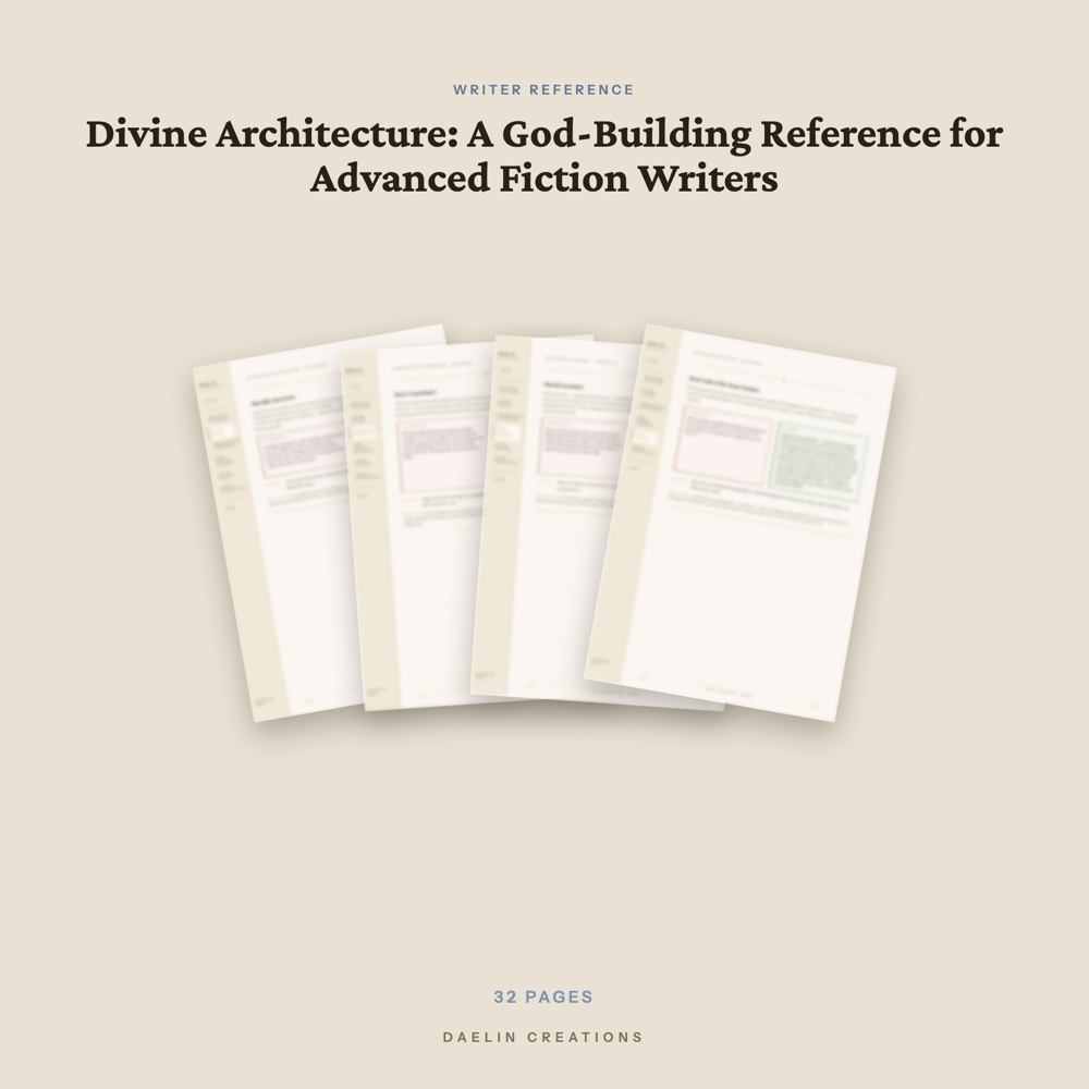 God-Building Reference Guide for Fiction Writers — image 3