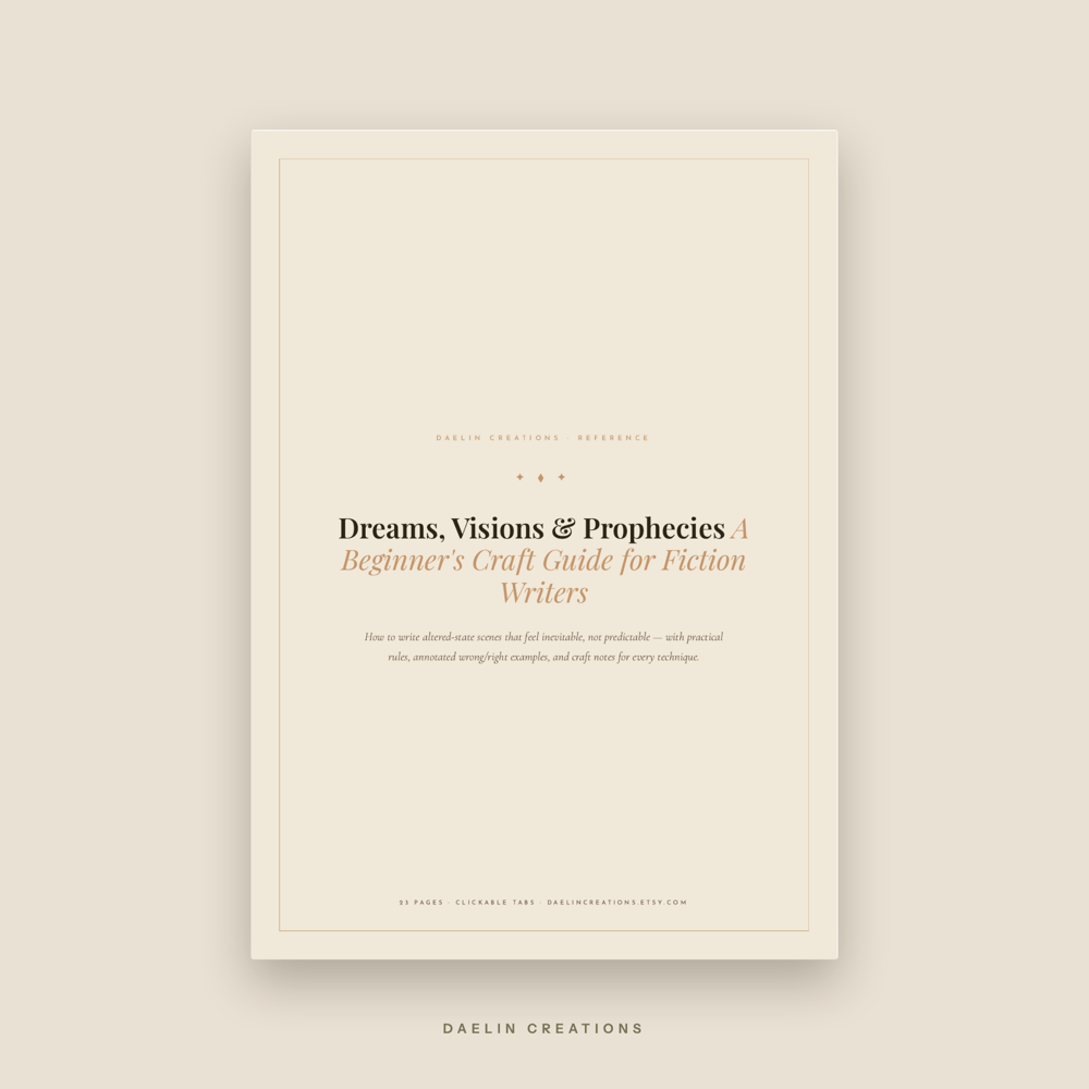 Dreams Visions & Prophecies Craft Guide
