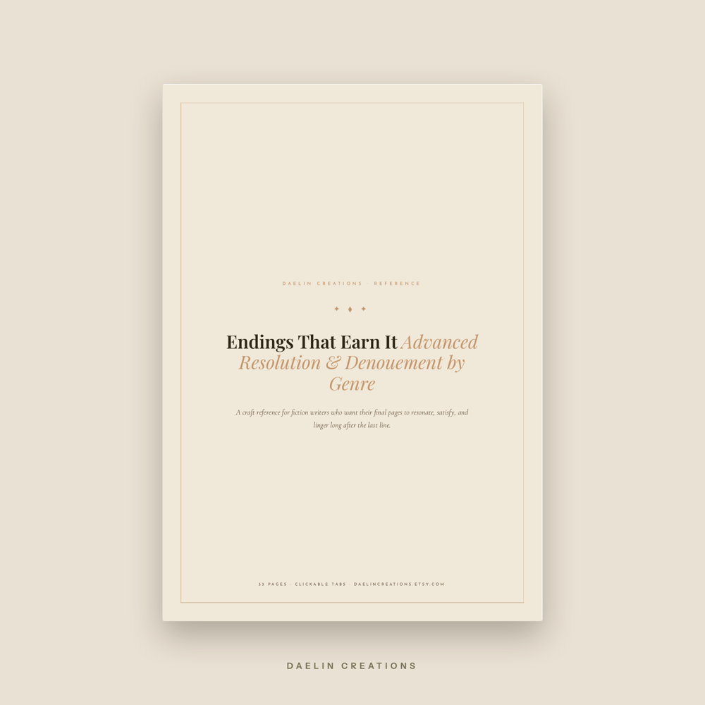 Endings That Earn It