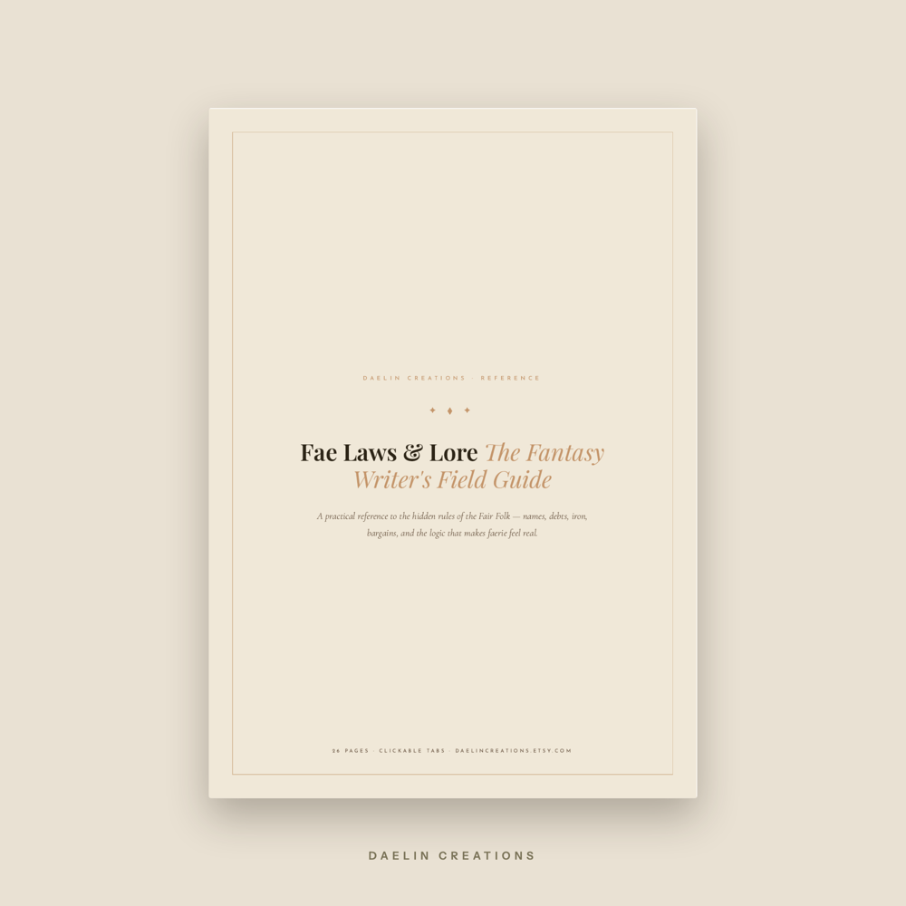 Fae Rules & Lore