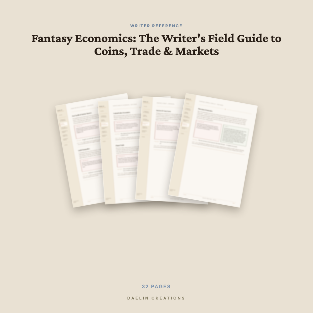 Fantasy Economics Writer's Reference Guide — image 3