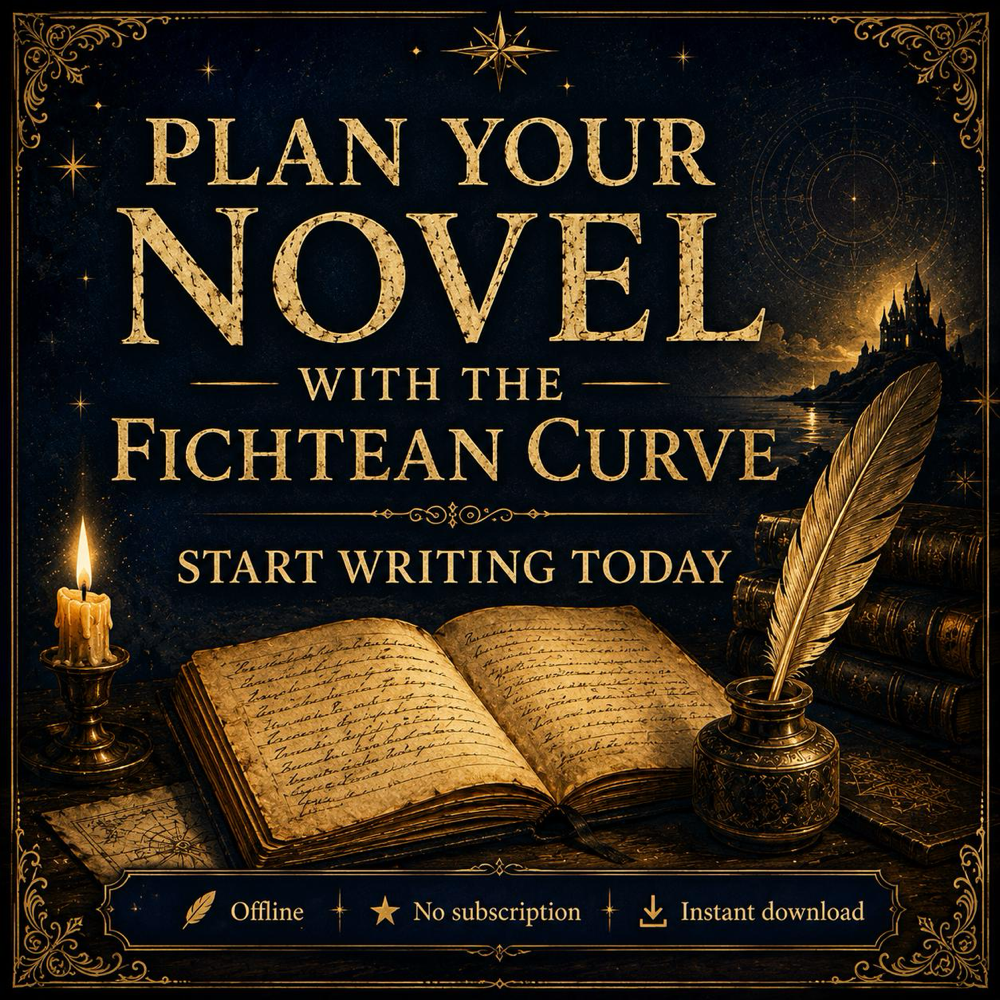 Fichtean Curve Plot Outline Template, Interactive Story Planning Dashboard — image 2