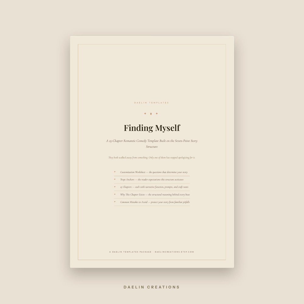 Finding Myself Romantic Comedy Story Structure Workbook — image 2