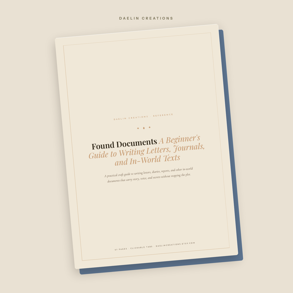 Found Documents Writing Guide — image 2