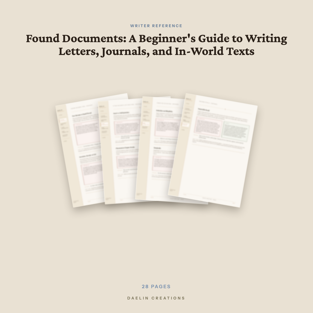 Found Documents Writing Guide — image 3