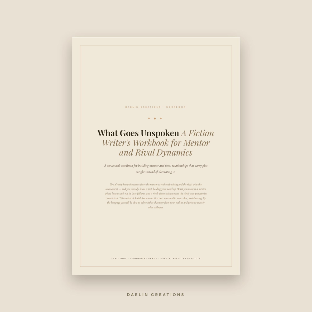 Mentor and Rival Dynamics Workbook — image 2