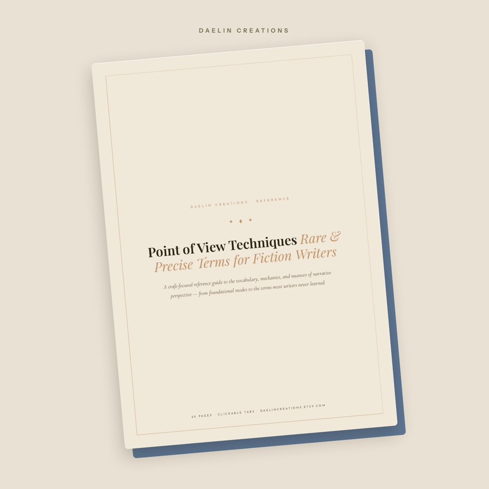 Point of View Techniques Reference Guide for Fiction Writers — image 2