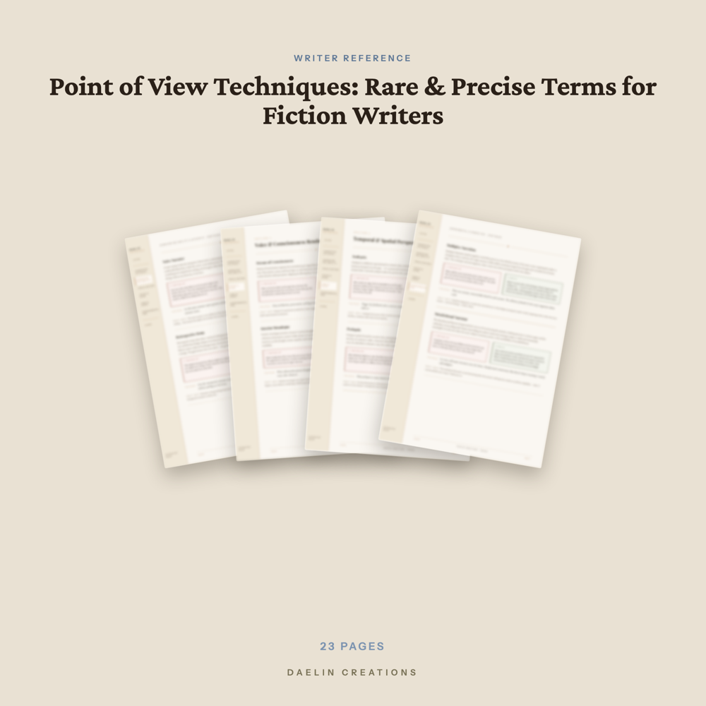 Point of View Techniques Reference Guide for Fiction Writers — image 3