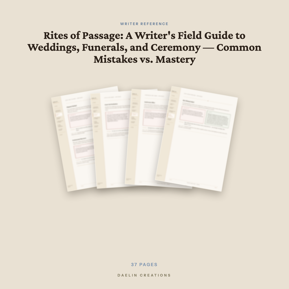 Writing Weddings & Funerals Guide — image 3