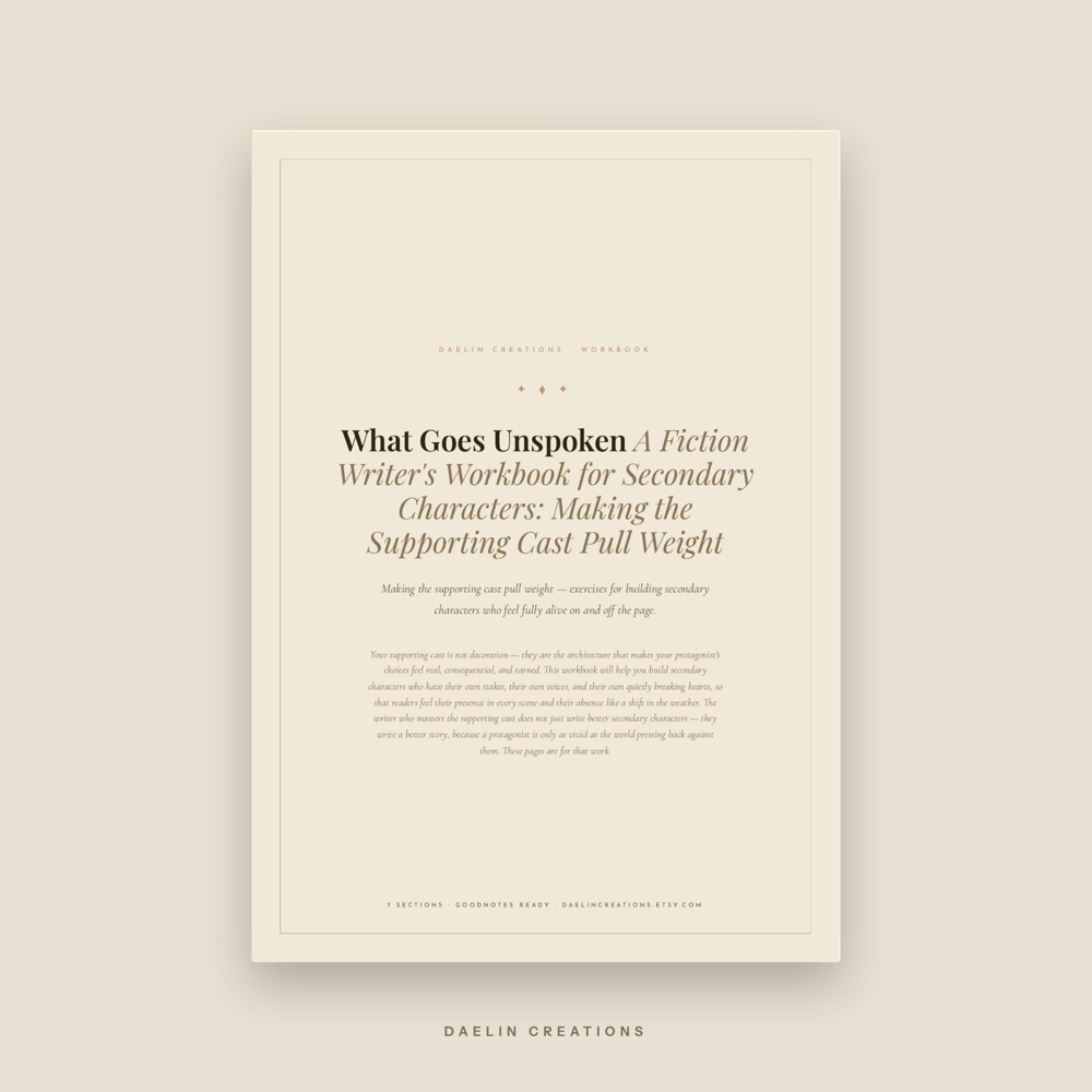 Secondary Characters Workbook for Fiction Writers — image 2