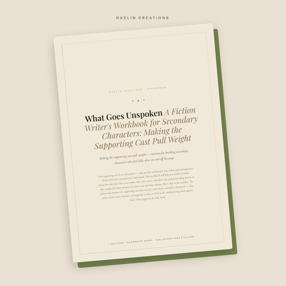 Secondary Characters Workbook for Fiction Writers — image 3