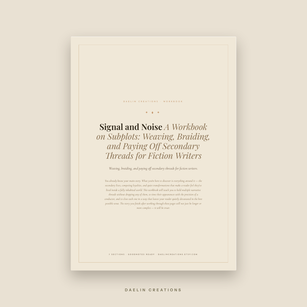 Subplot Workbook for Fiction Writers