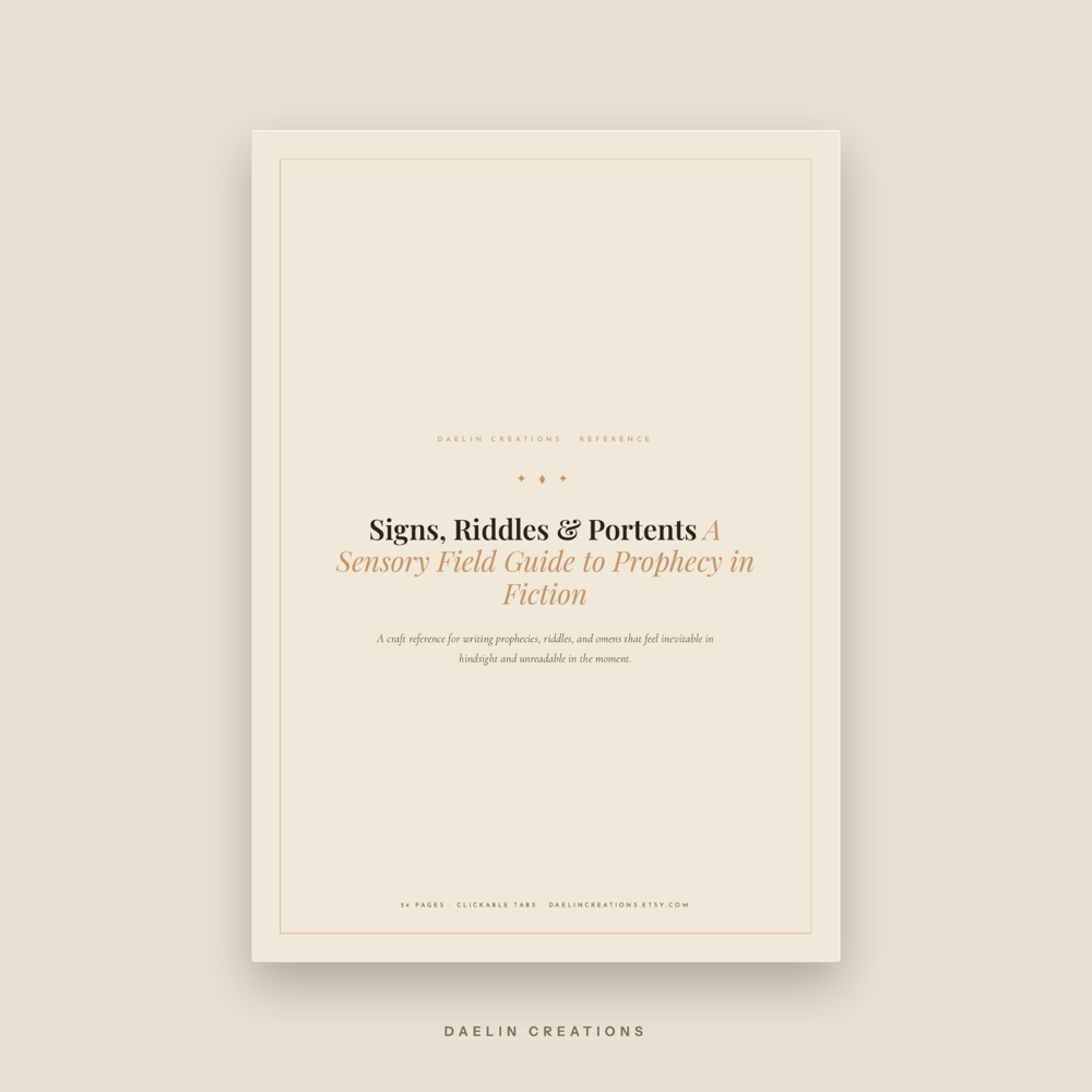 Prophecy Writing Guide for Fiction Writers