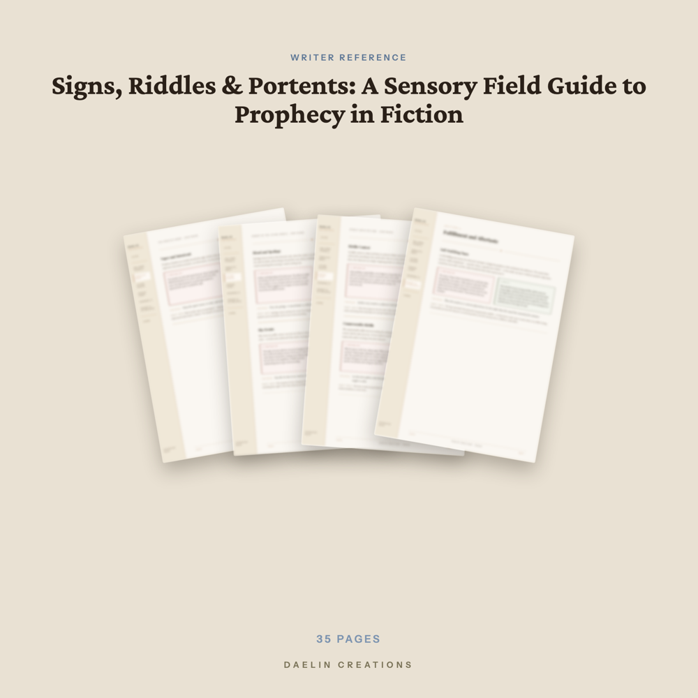 Prophecy Writing Guide for Fiction Writers — image 3