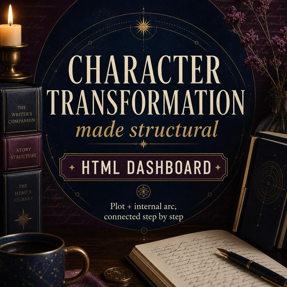 Story Circle Planner – Interactive 8-Step Novel Structure Tool (Digital Download) — image 3