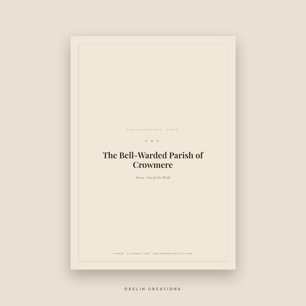 Horror World Bible