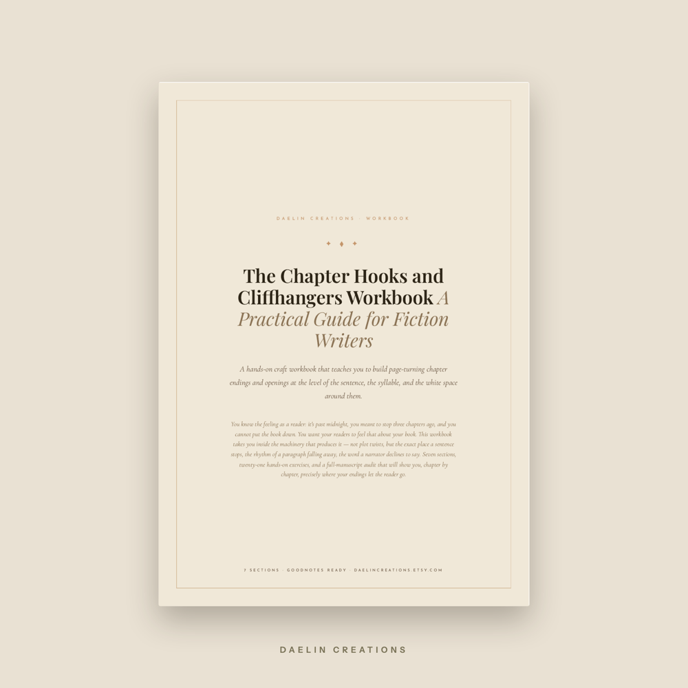 Chapter Hooks and Cliffhangers Workbook