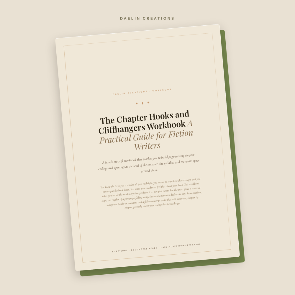 Chapter Hooks and Cliffhangers Workbook — image 2