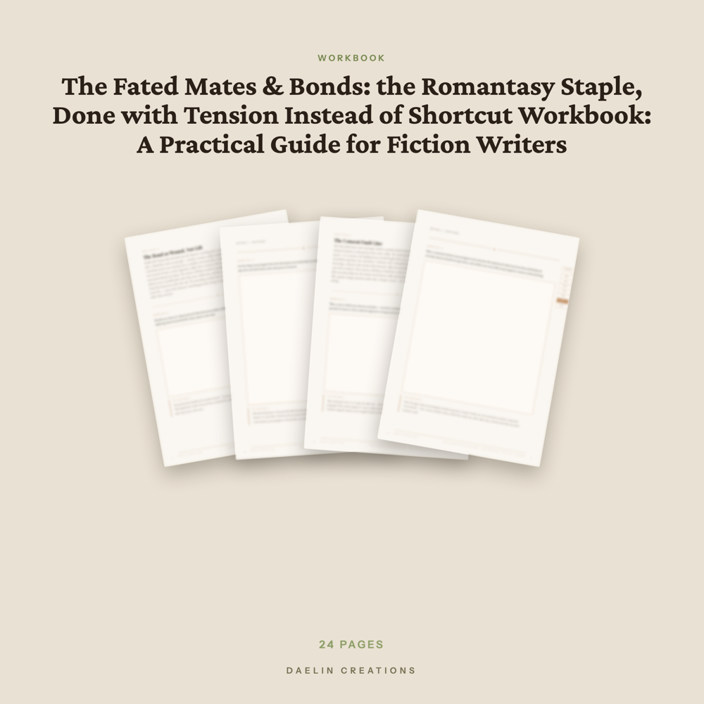 Fated Mates & Bonds Romantasy Writing Workbook — image 3