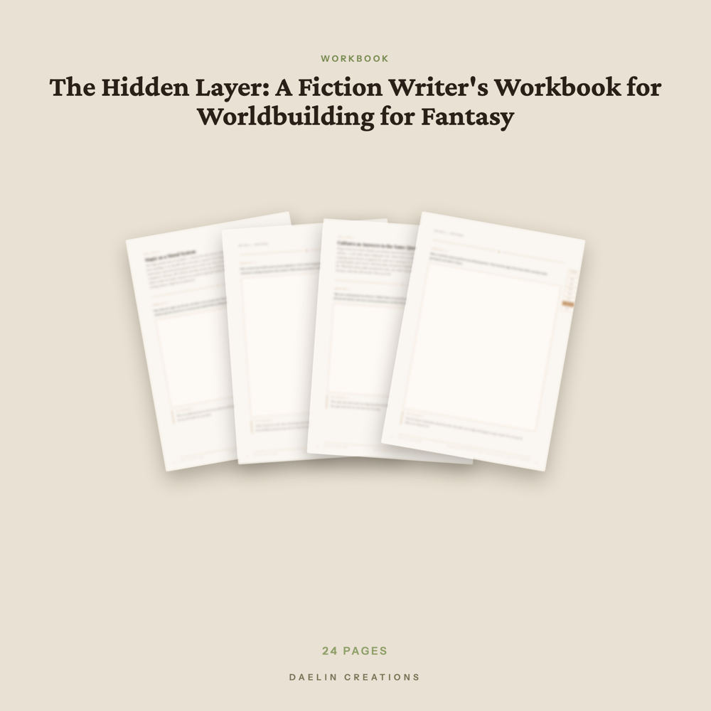 The Hidden Layer: Fantasy Worldbuilding Workbook for Fiction Writers — image 3
