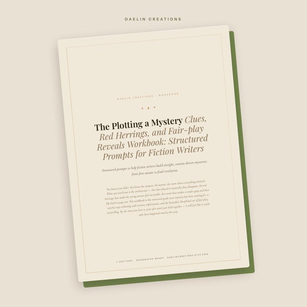 Mystery Writing Workbook — image 2