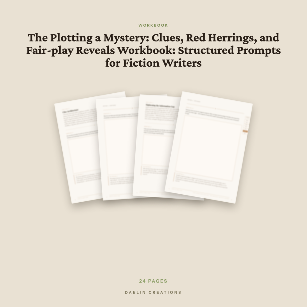 Mystery Writing Workbook — image 3