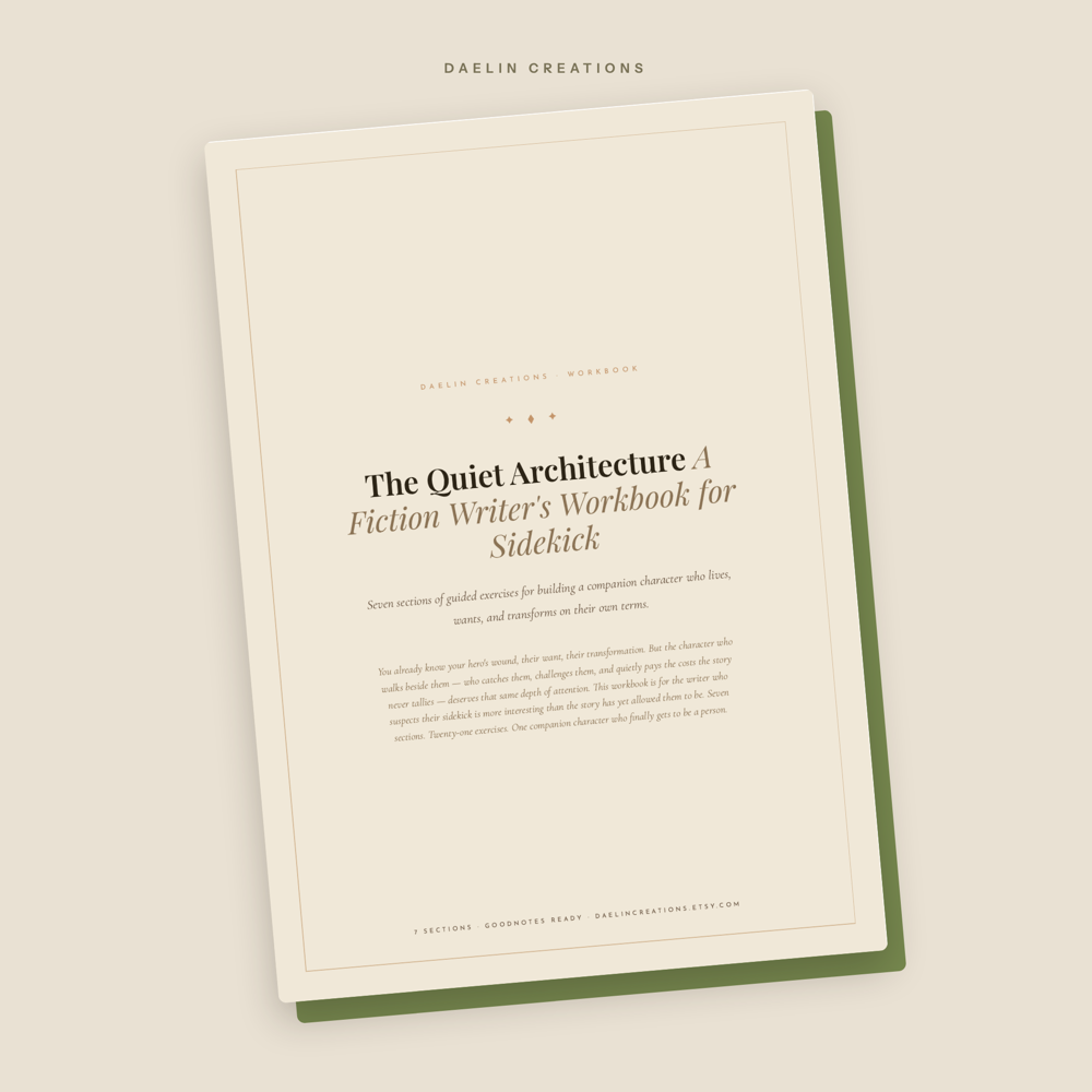 Sidekick Character Workbook for Fiction Writers — image 2