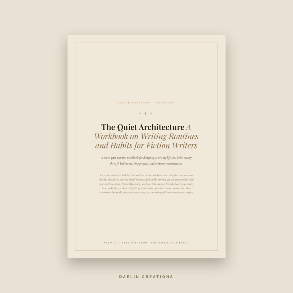 Writing Routine Workbook for Fiction Writers