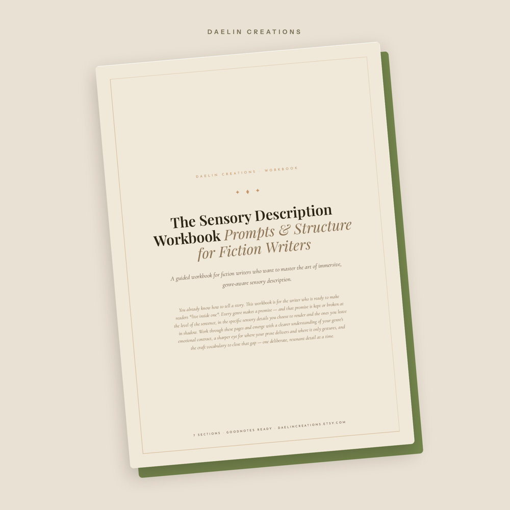 Sensory Description Workbook for Fiction Writers — image 2