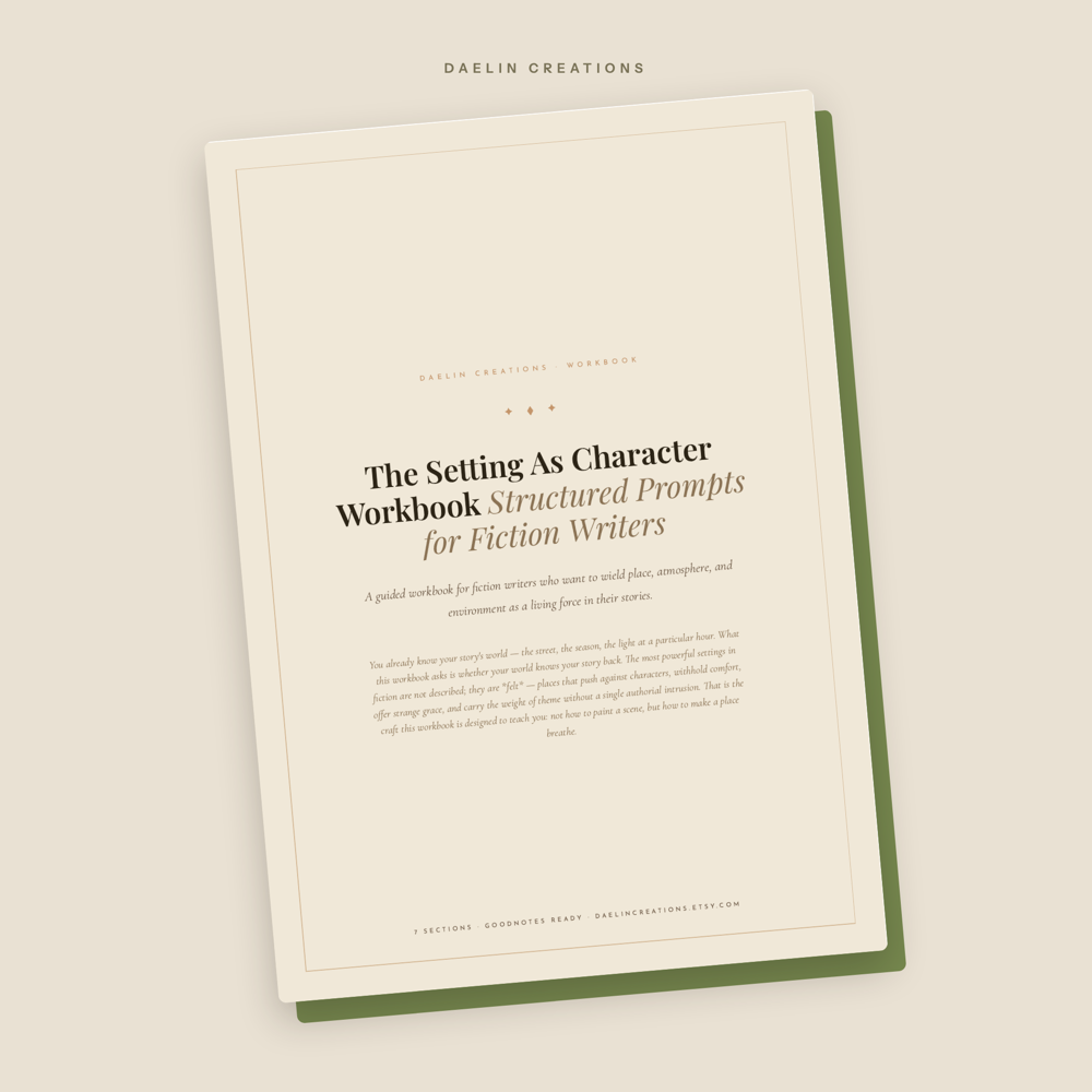 Setting As Character Workbook — image 2