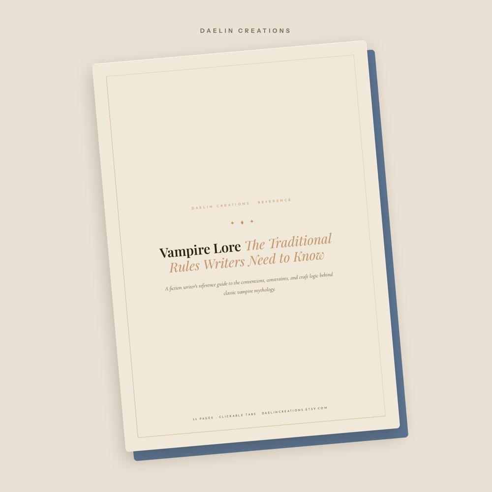 Vampire Lore Reference Guide for Writers — image 2