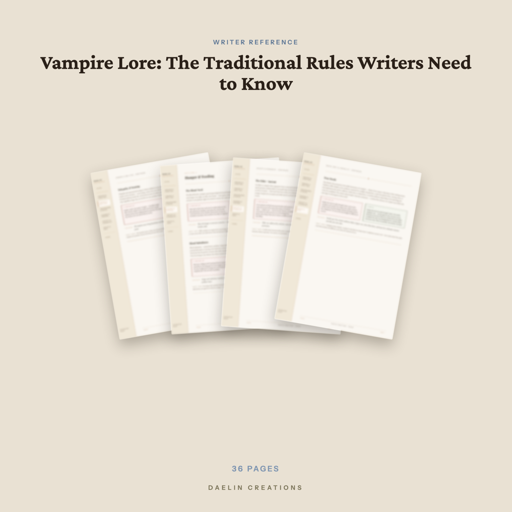 Vampire Lore Reference Guide for Writers — image 3