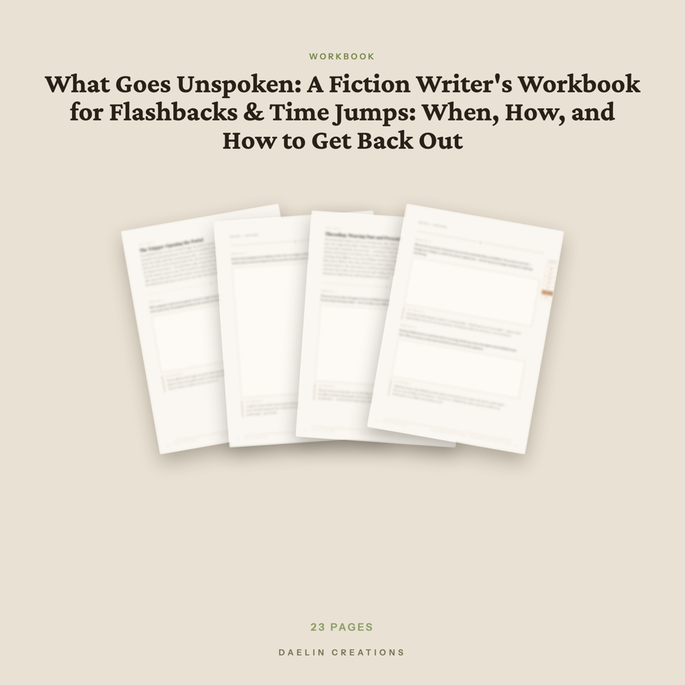 Flashbacks & Time Jumps Workbook for Fiction Writers — image 3