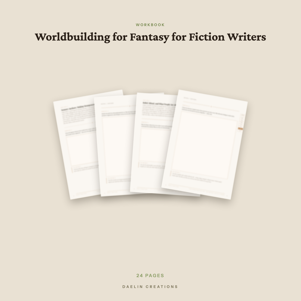 Fantasy Worldbuilding Workbook for Fiction Writers — image 3