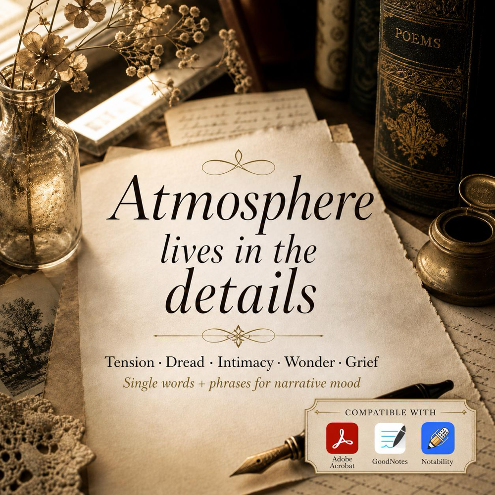 Writers Word Bank Reference, Fiction Vocabulary Guide for Verbs Emotion & Senses, All in One Writing Thesaurus — image 3
